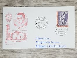 CL05 Enveloppe + Timbre Italie 1968