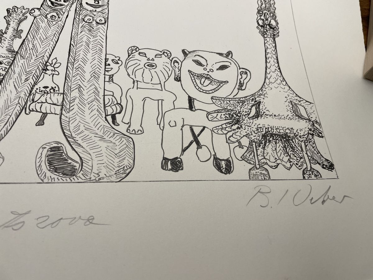Grafica & Litografie: Lithographie Bruno Weber, handsigniert – Nuovo (secondo la descrizione) da Holderbank AG venduto da Hallo104 3