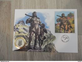Münzbrief Uganda 1000 Shillings 1996 - Tell Denkmal Altdorf