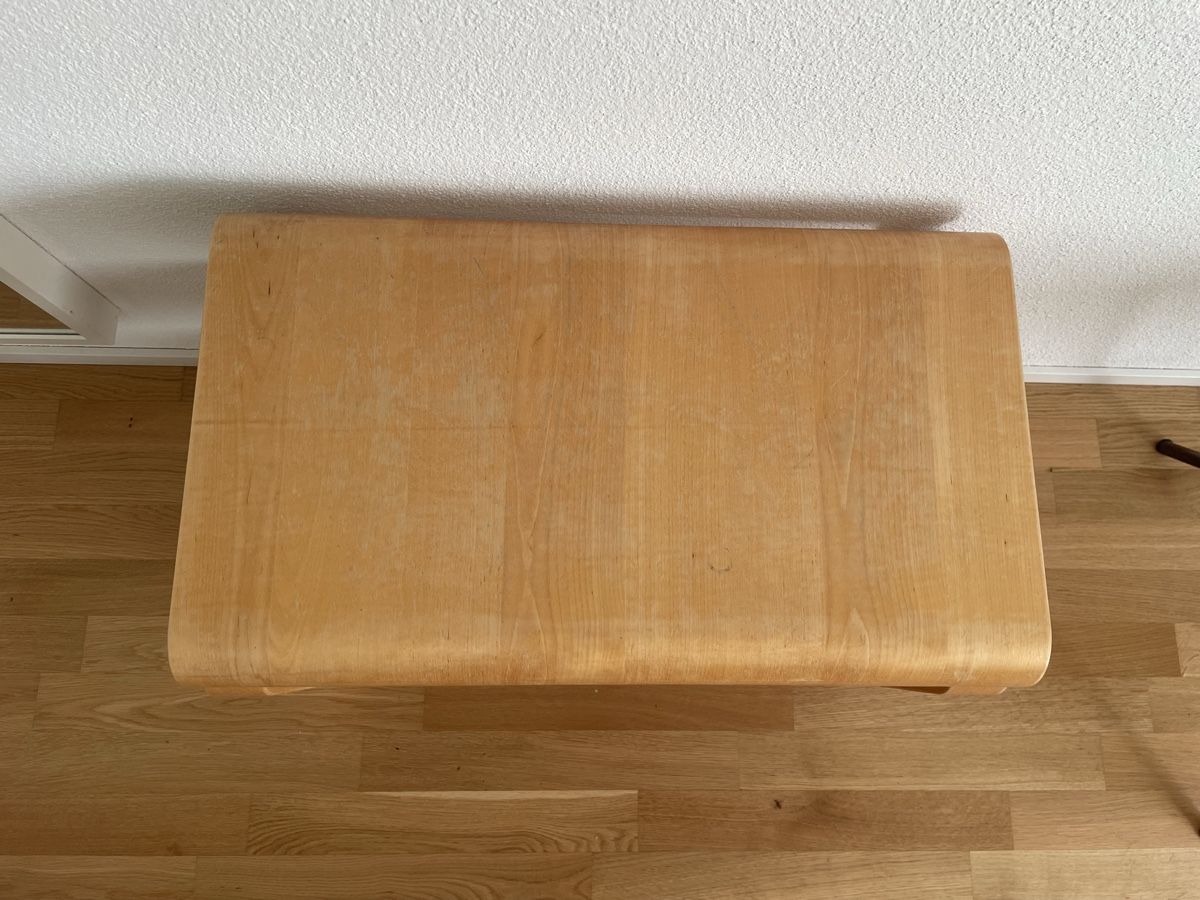 Scaffali: Schuhregal Holz hell 3 Ebenen gebogenes Design – Usato da Bern venduto da AnnaS13 3