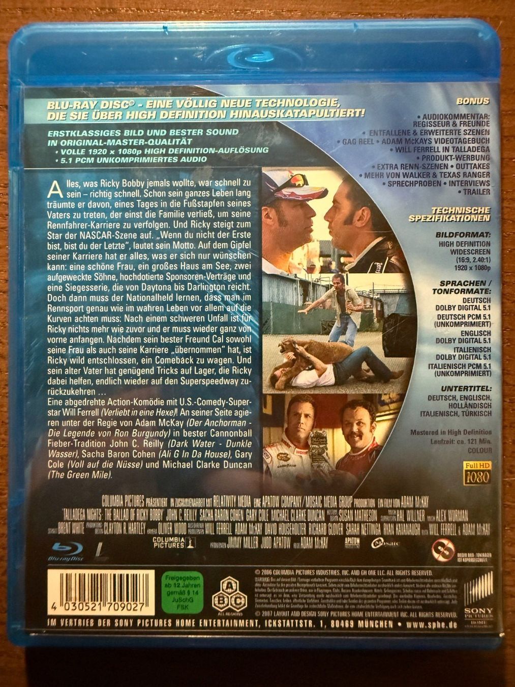 Tous les DVDs: Ricky Bobby - König der Rennfahrer – D'occasion à Zürich par Blu-ray_ZH 1