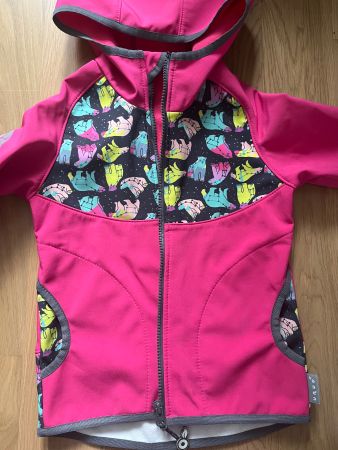 Softshelljacke 98/104 mit feinem Fleece, wie neu