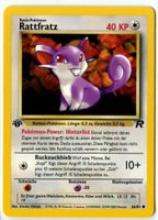 Rattfratz Team Rocket 1.Edition 66/82 Deutsch Mint