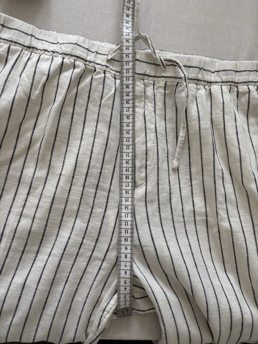 H&M Pantaloni: H&M Sommerhose, gestreift, Grösse M, Regular Fit. – Nuovo e nell'imballaggio originale da Bäretswil venduto da Viechel 3