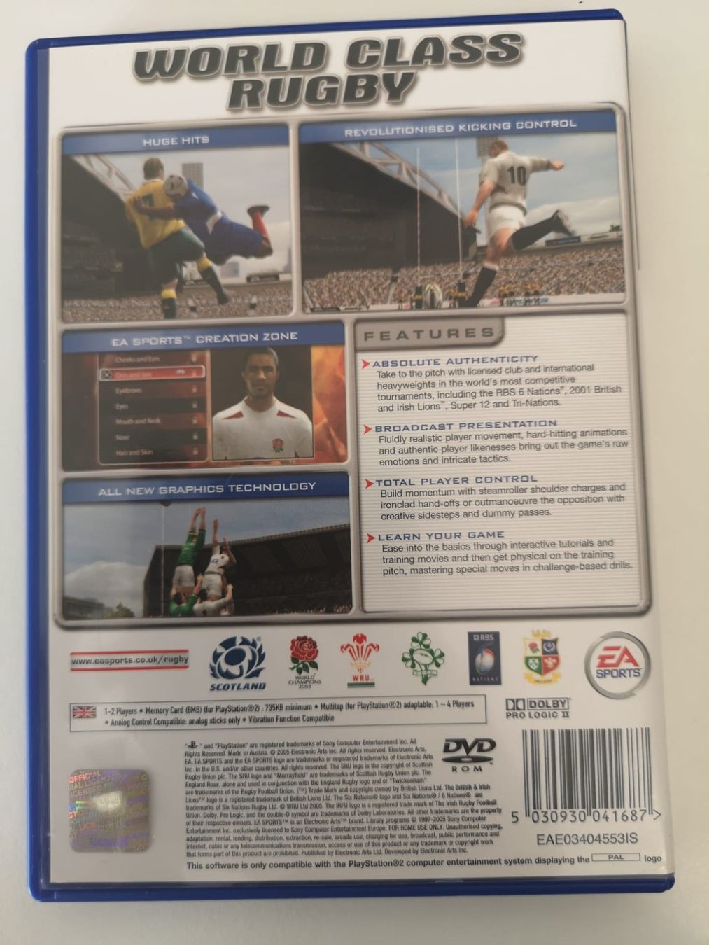 Giochi: Rugby 2005 (PS2) – Usato da Herisau venduto da Seyashop_2 2