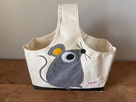 3 Sprouts "Souris" sac de rangement pour la chambre d'enfant