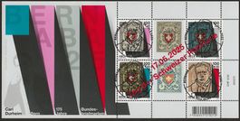 Block Überdruck Vollstempel CH Philatelie 17.05.2025 BERNABA