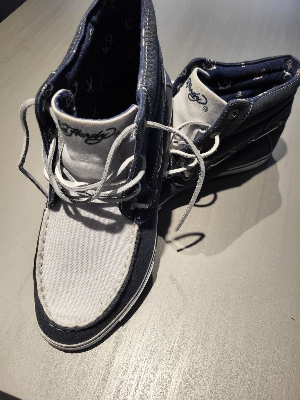 Ed Hardy Herrenschuhe: Ed Hardy Herren High-Top Sneaker – Gebraucht aus Rümlang von Orly-No.1 1