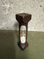 Sanduhr, Holz und Glas, antik