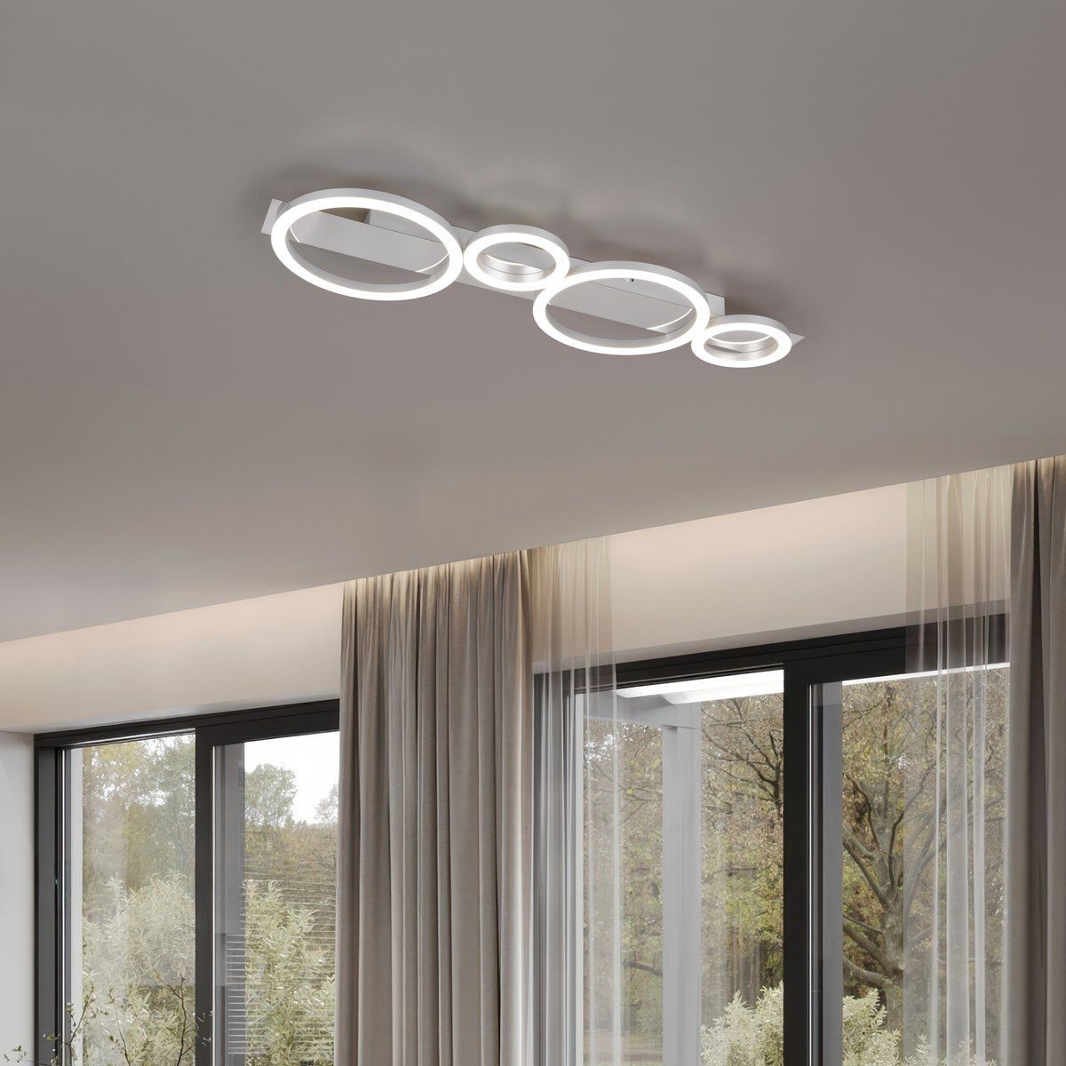 Kronleuchter & Deckenlampen: LED Deckenleuchte, Chrom, 72 cm x 23 cm – Neu (gemäss Beschreibung) aus Kreuzlingen von Smart-Light 1