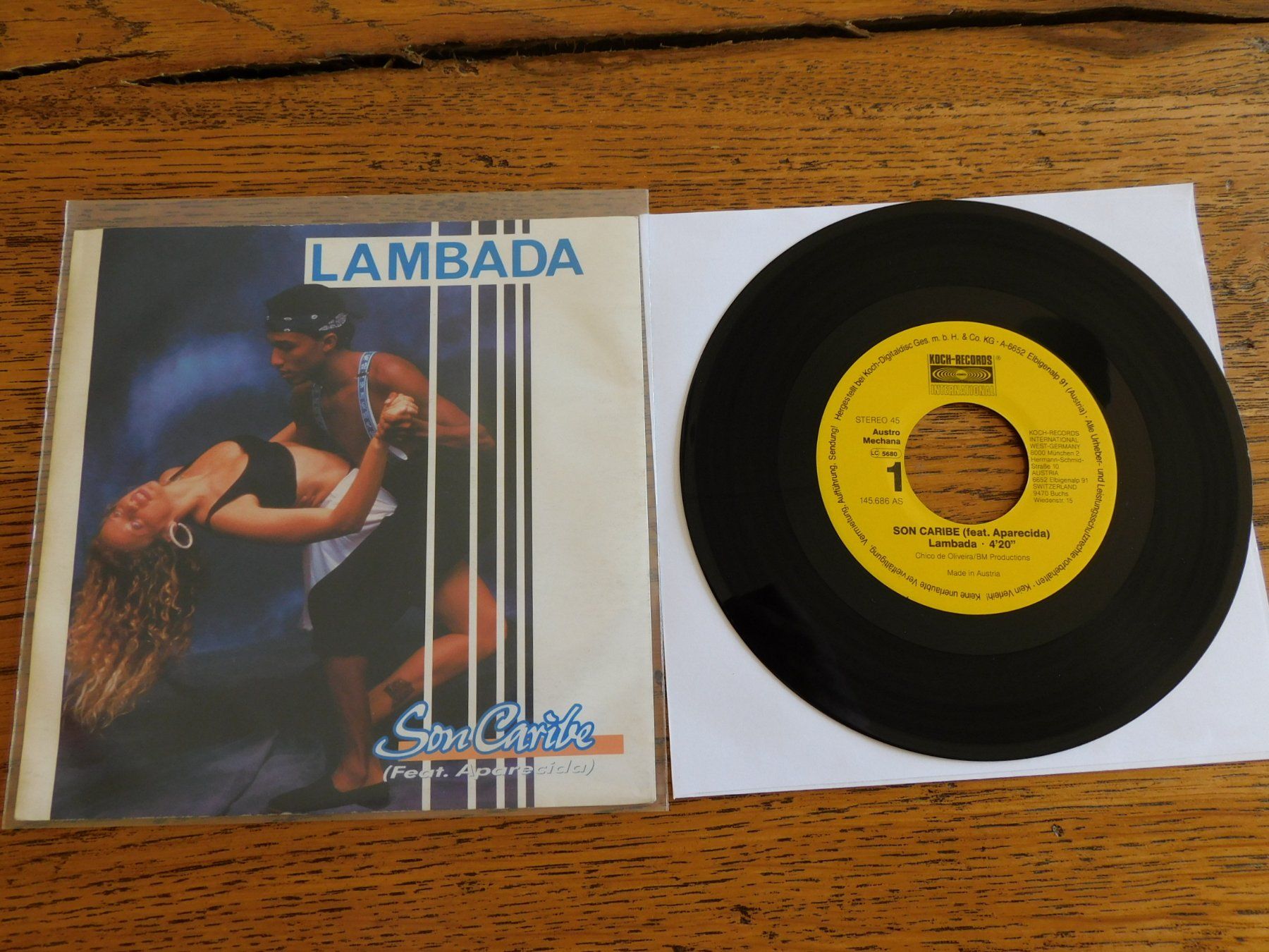 Dischi in vinile: Son Caribe Featuring Aparecida – Lambada – Usato da Emmenbrücke venduto da lamorak