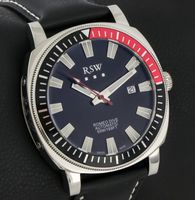 RSW Romeo Dive Automatic Herrenuhr Leder,2J.Gar. Zertifikat