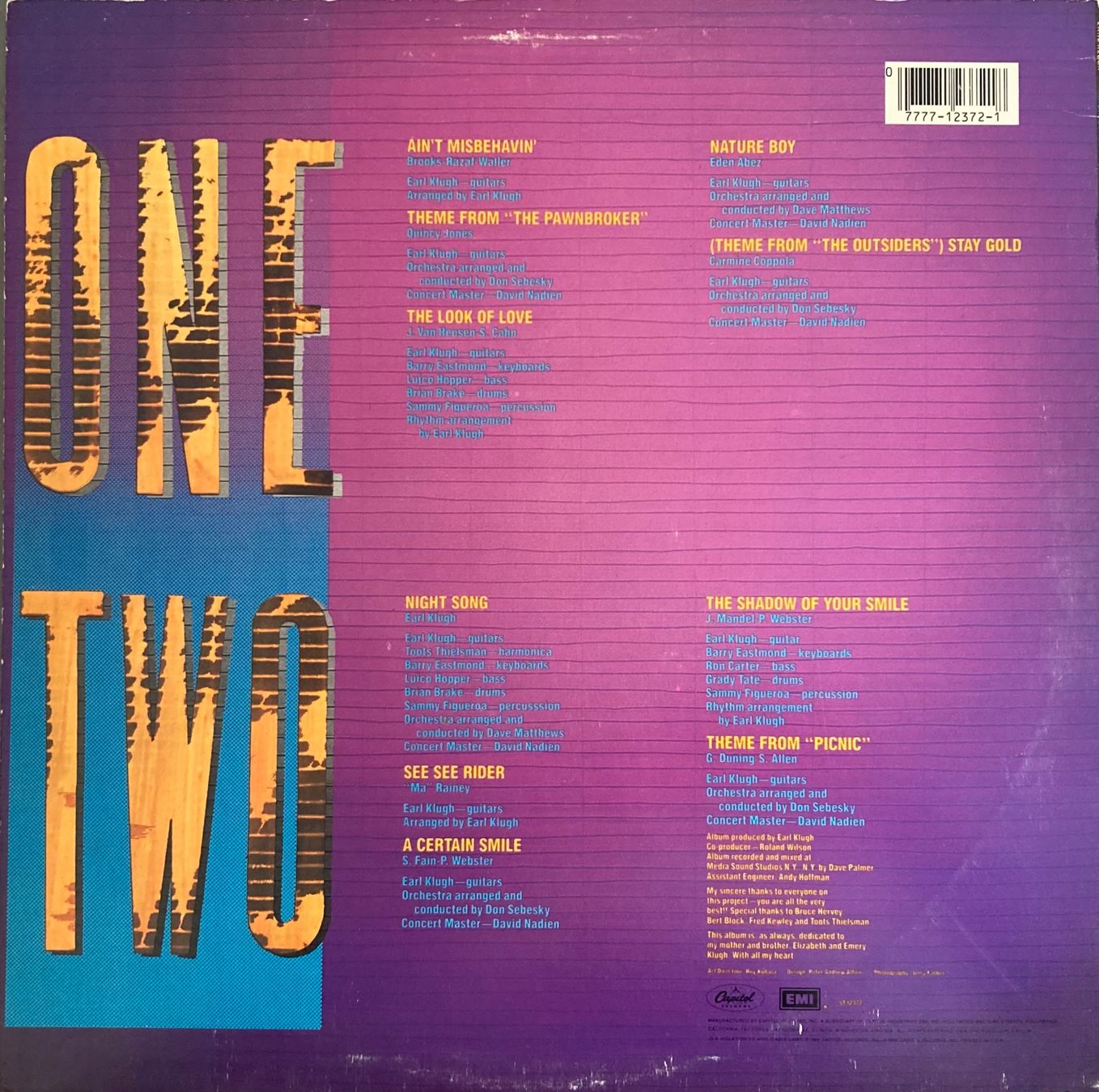 Dischi in vinile: EARL KLUGH - NIGHTSONGS – Usato da Poliez-Pittet venduto da Newtown-Records 1