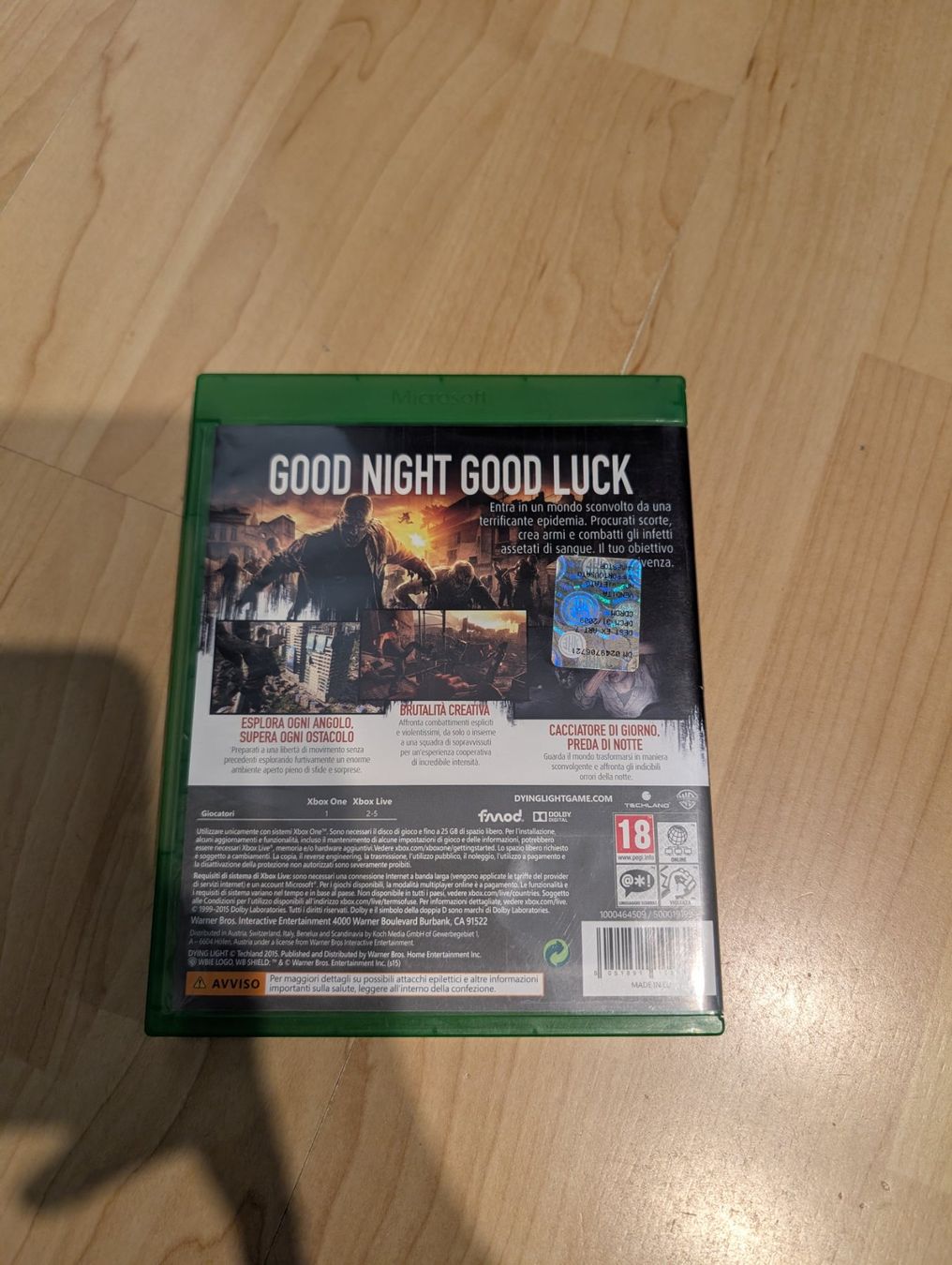 Giochi: Dying light Microsoft Xbox one/series x – Usato da Giubiasco venduto da Ticinerd 1