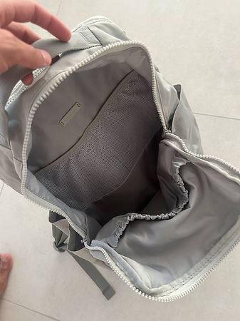 LuluLemon Gray Nylon Backpack
