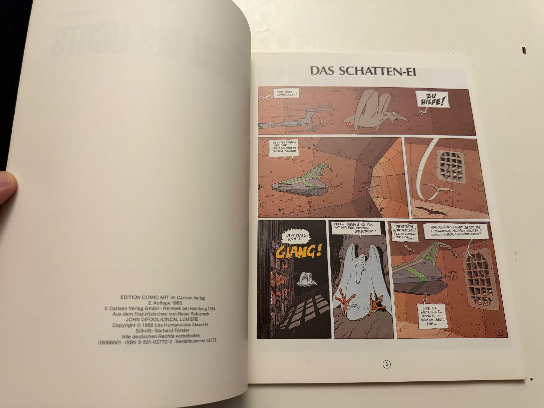 Fumetti: John Difool Band 2 - DER INCAL DES LICHTS - Moebius – Usato da Münsingen venduto da Ganjam 3