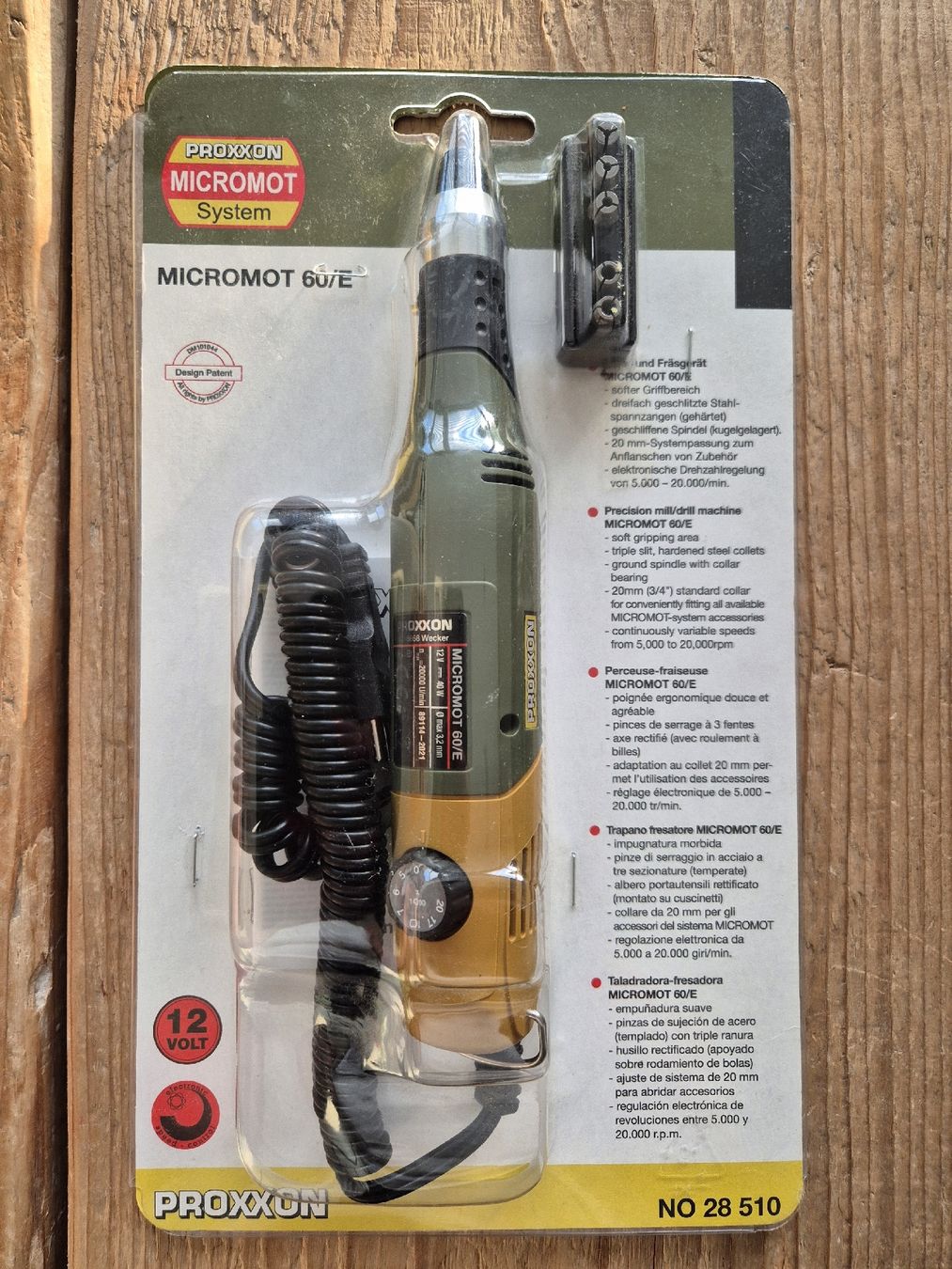 Alle Werkzeuge: Precision mill/drill machine MICROMOT 60/E – Neu und originalverpackt aus Lenzburg von wojcikar