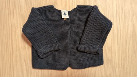 Strickjacke Petit Bateau 3Monate 60 dunkelblau