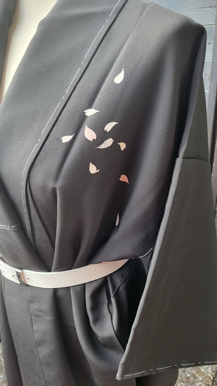 Kimono: Kimono japonais noir – Nuovo (secondo la descrizione) da Fribourg venduto da VictoriaShop7 2