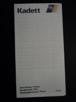 Prospekt Preisliste Opel Kadett 1985 GT GSi Caravan