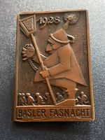 Basler Fasnachtsplakette Kupfer 1928/Top Zustand