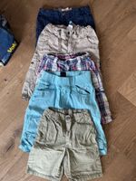 5 Paar kurze Hosen, Shorts, 128