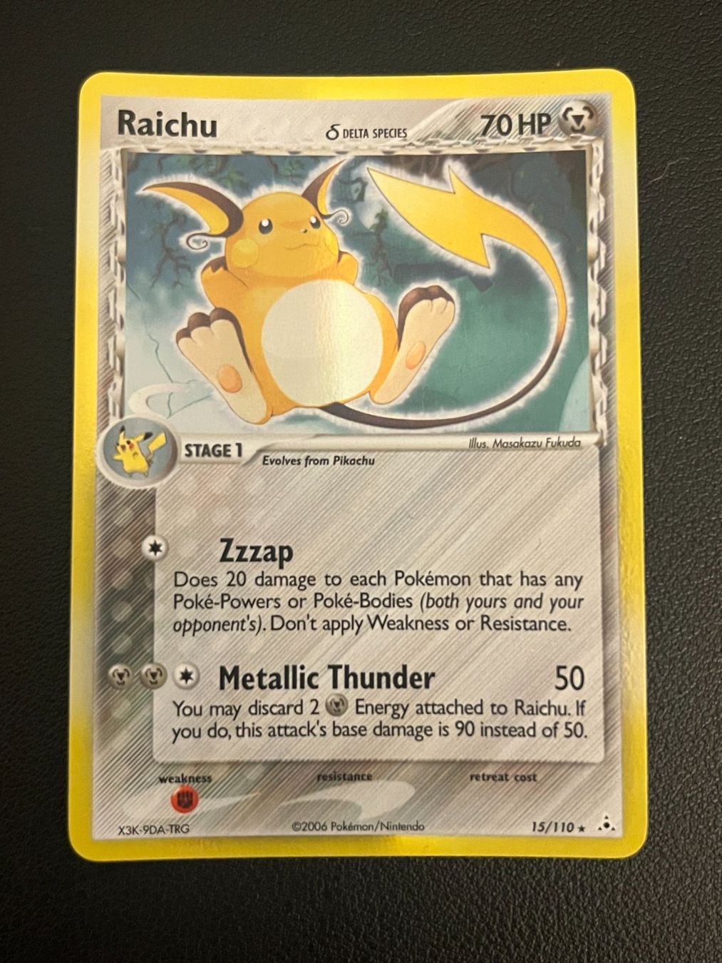 Pokémon Sammelbilder & Trading cards: Pokemon Raichu Holo – Gebraucht aus Zollikerberg von Guido175