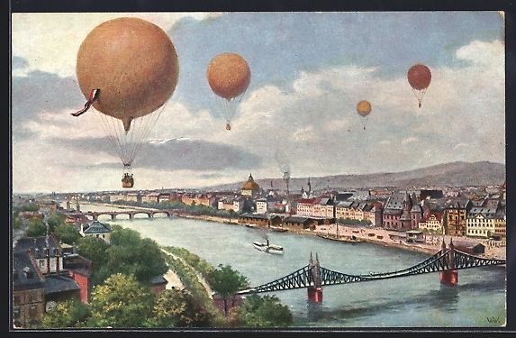 Photos & posters: Frankfurt, Internationale Luftschiffahrt – D'occasion à Berlin par bartko-reher