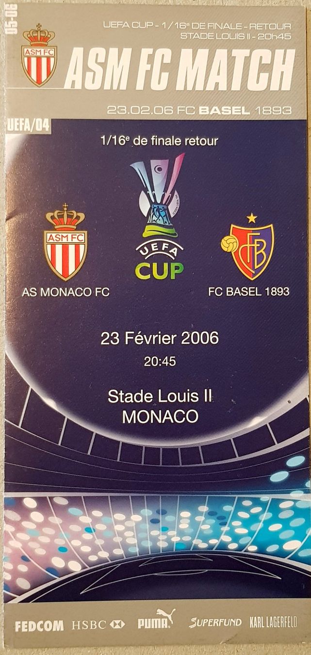 Riviste & Magazine: 3 x Match-Programm FC Basel UEFA Cup 2006 – Usato da Le Mouret venduto da Pantini 1