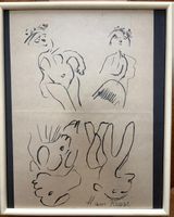 Hans Krüsi "Nackte Frau und Lämmer"