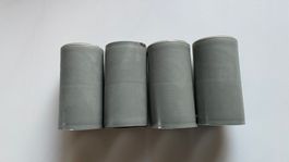 4 Stk. Steckmuffen Kunststoff-Rohr Innen Durchmesser 40mm