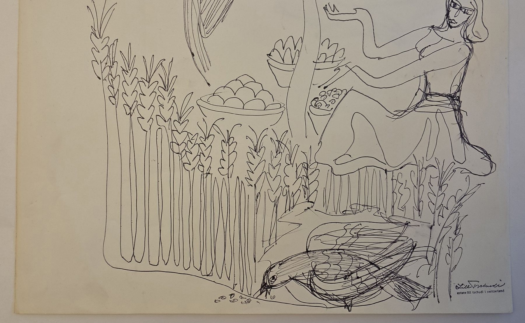 Dipinti: Lill Tschudi Original,  44cmx33cm – Usato da Emmenbrücke venduto da Kunstankaufverkauf 4