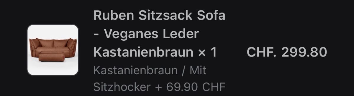 Fauteuils: Sitzsack Sofa – D'occasion à Bern par paulliii 1