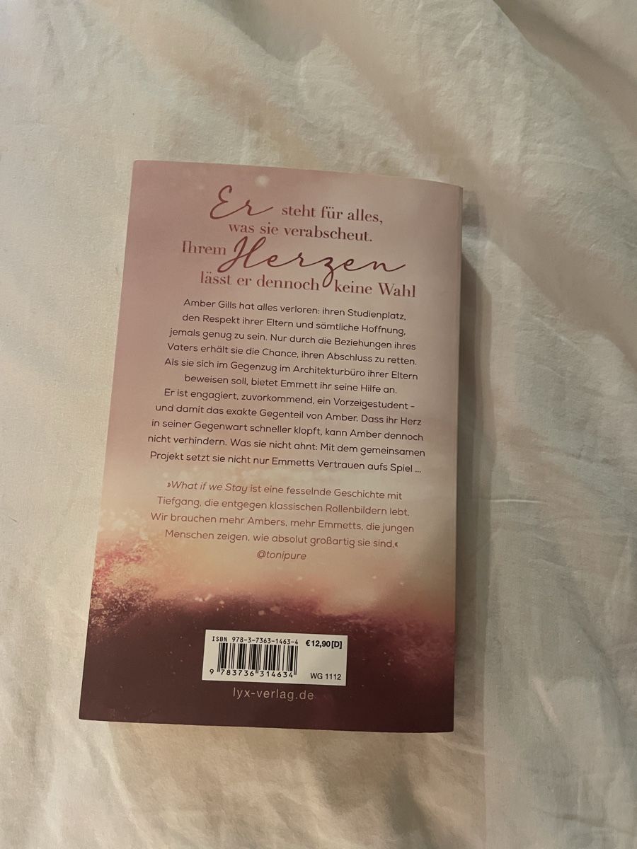 Bücher: What if we stay - Sarah Sprinz – Gebraucht aus Adetswil von Mschnuffi 1