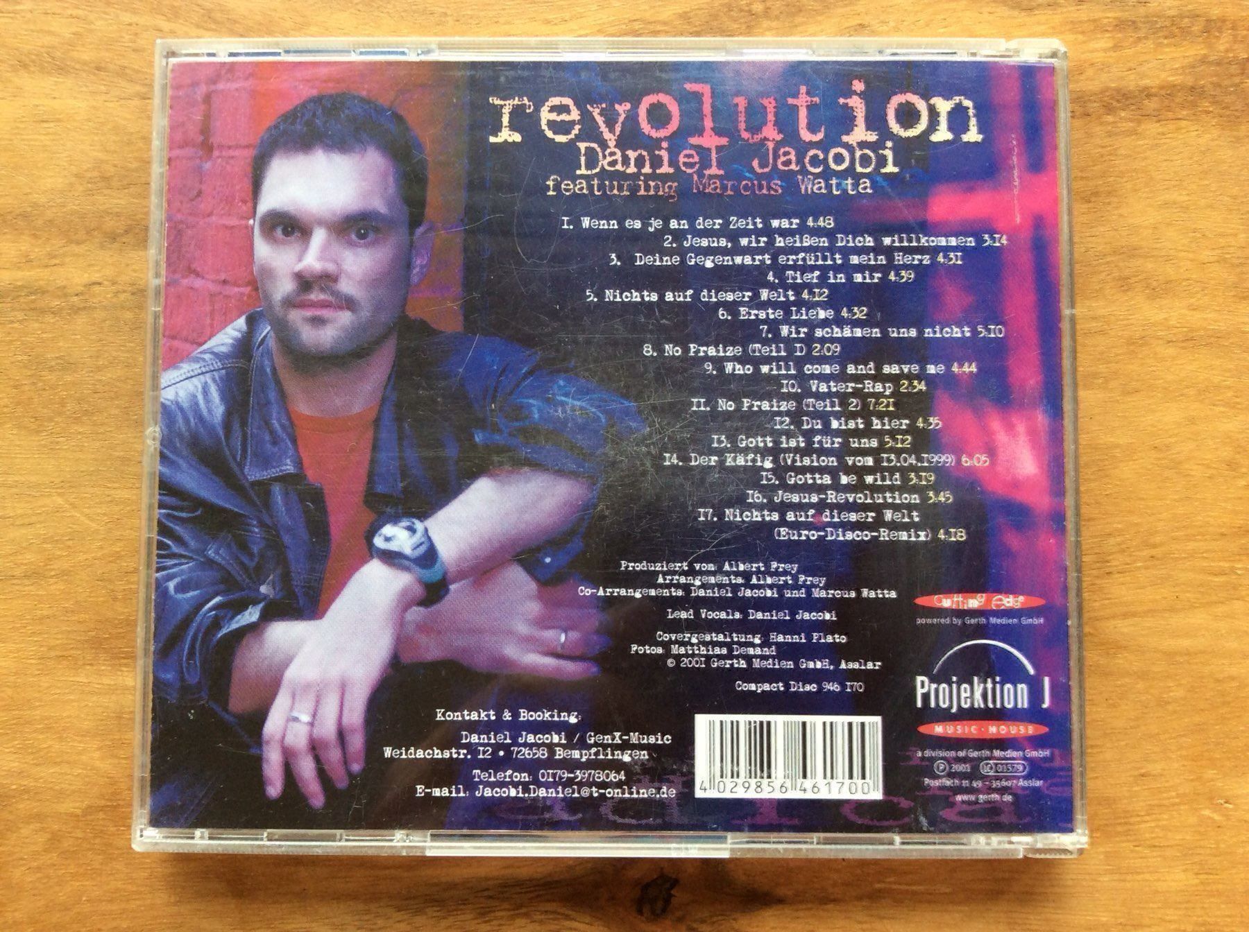 CD: CD Daniel Jacobi - Revolution – Usato da Horgen venduto da flyingpenguin2000 2