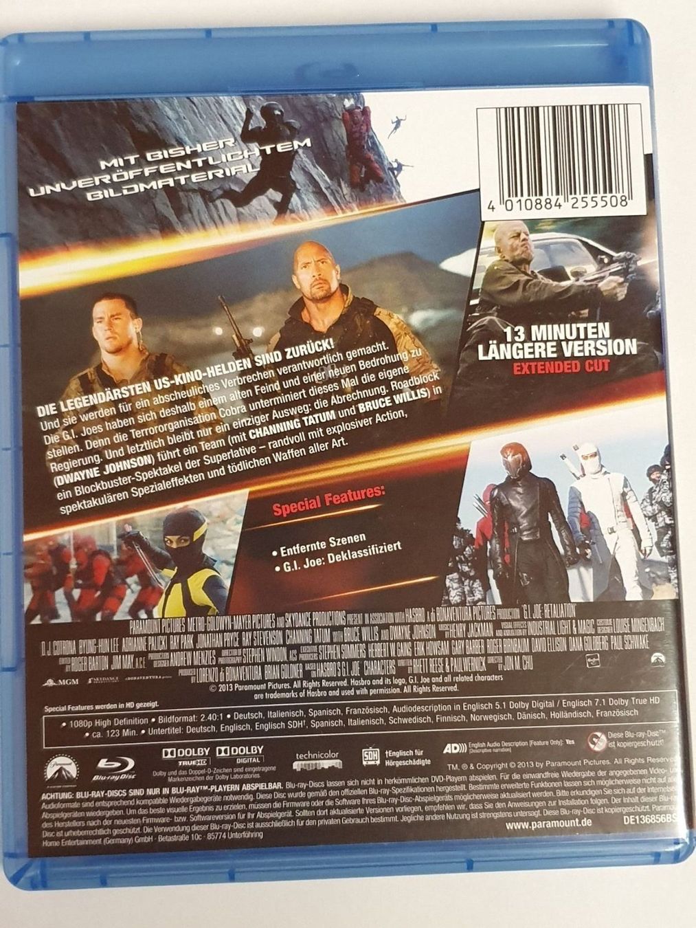 Alle DVDs: G.I. Joe - Die Abrechnung BluRay – Gebraucht aus Oberdorf BL von BaldenEagle 1