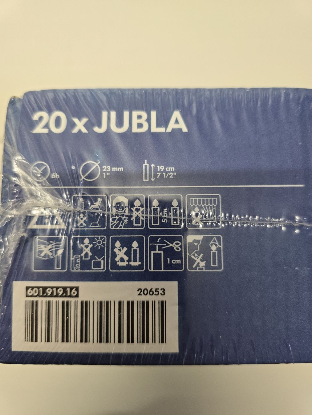 Ikea Candele: Neu Ikea Kerzen 20x Jubla – Nuovo e nell'imballaggio originale da St. Gallen venduto da CAPYCORP 3