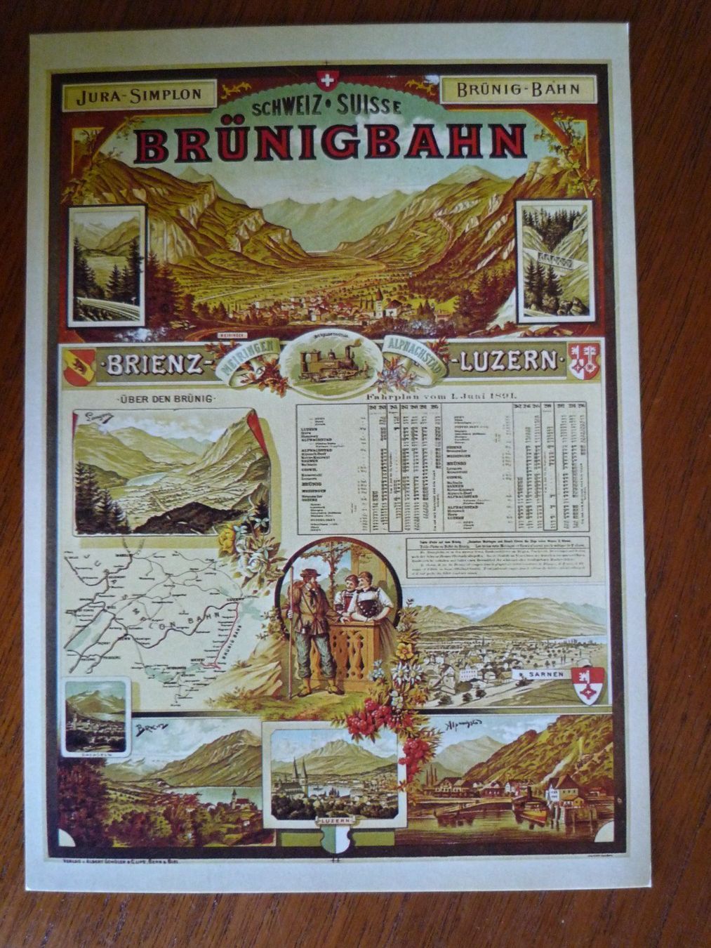 Cartes postales: Ansichtskarten Brünigbahn – Neuf avec emballage d'origine à Bettlach par Brissoni