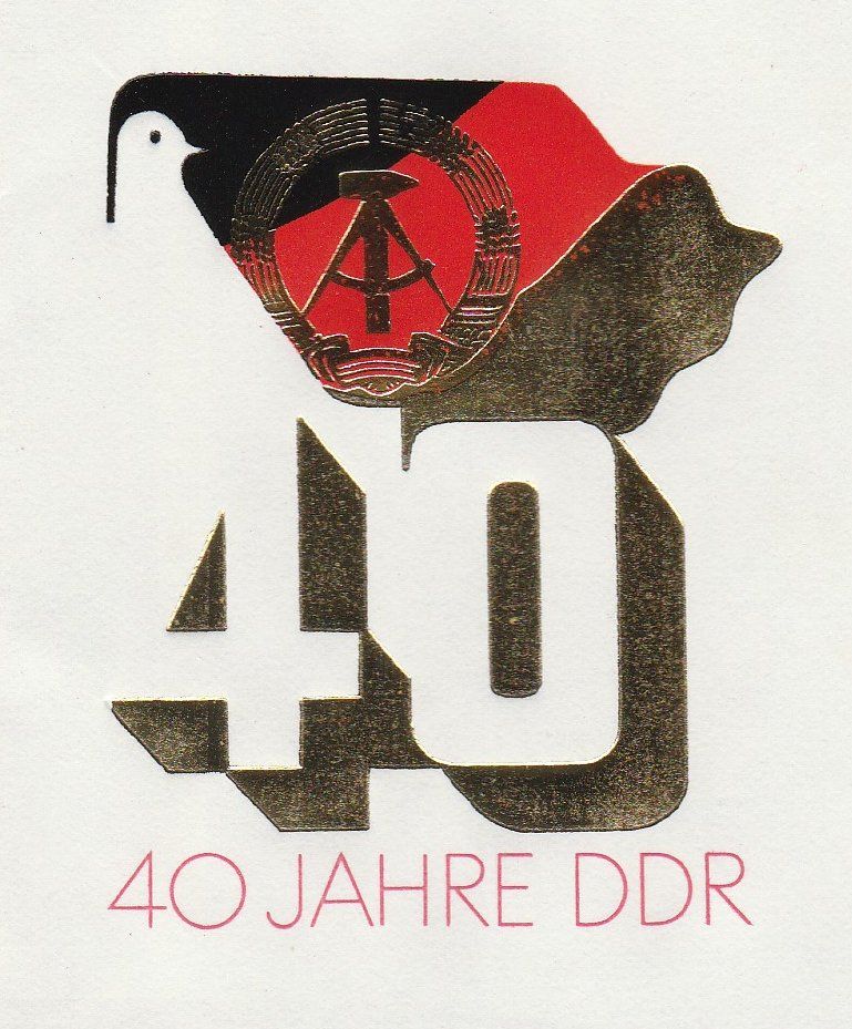 Tutti i francobolli: Briefumschlag 40 Jahre DDR – Nuovo (secondo la descrizione) da Castiel venduto da mc2017 1