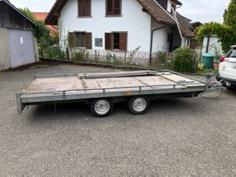 Transportanhänger SARIS, 2-Achser, manuelle Seilwinde, Jg.93