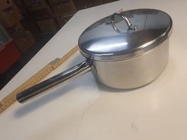 Kochpfanne 1-Griffig 18 cm mit Chromstahldeckel