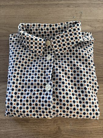 Luftige Baumwollbluse von Benetton, Grösse L