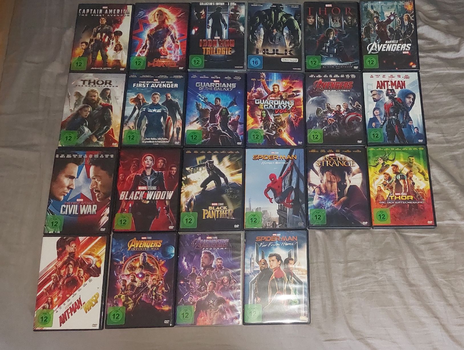 Alle DVDs: Marvel Collection: 24 Filme auf DVD! – Neu (gemäss Beschreibung) aus Emmenbrücke von Hobbyschweisser 1