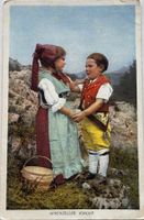 Appenzell, Kinder, Tracht, Gonten Bad, 1926