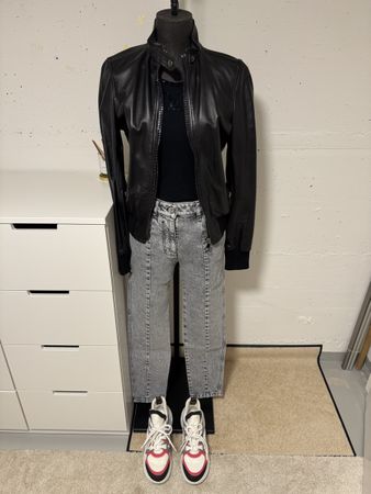 Dolce & Gabbana Black Leather Jacket - Great Condition! 49