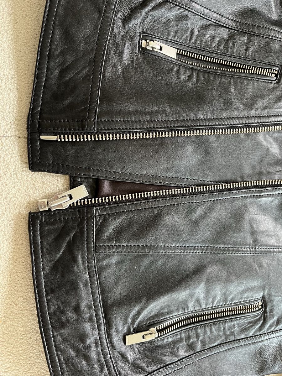 Kooples Giacche: Kooples Black Leather Jacket - Ready for Autumn Rides – Usato da Zürich venduto da Tzitzi 5