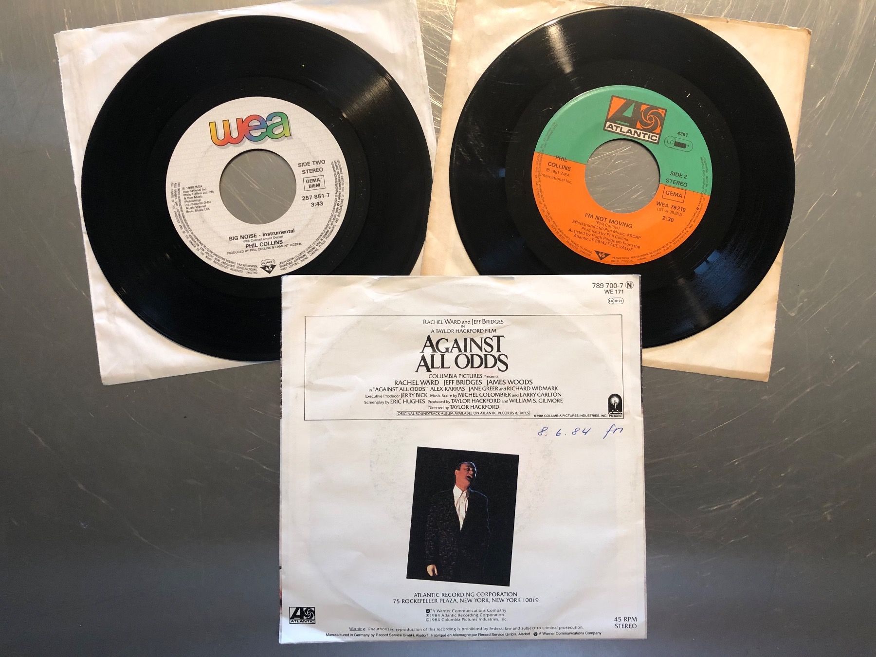 Dischi in vinile: 3 x Phil Collins 7" Singles ex Genesis - against all odds – Usato da Zürich venduto da good-rabbit 1