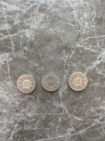 Schweizer 10 Rappen Münzen, Jahrgänge 1900, 1901, 1947