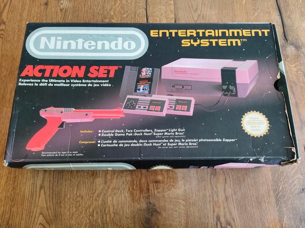 Nintendo NES Konsole - Action Set mit Zapper (Gebraucht) in Monthey für ...