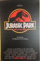 Jurassic Park Blechschild Metallschild 1 2 3 Dinosaurier DVD